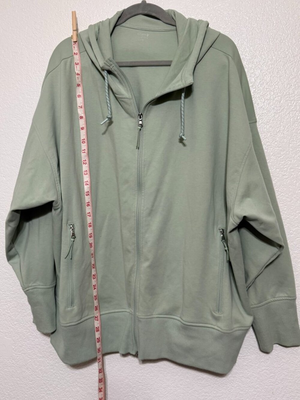 Old Navy Women's Zippered Sweatshirt Green 3X GUC